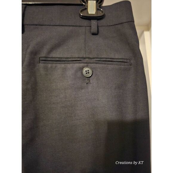 Perry Ellis Portfolio Slim Fit Black Dress Pant Slacks W38 x L30 NWOT - Picture 8 of 9